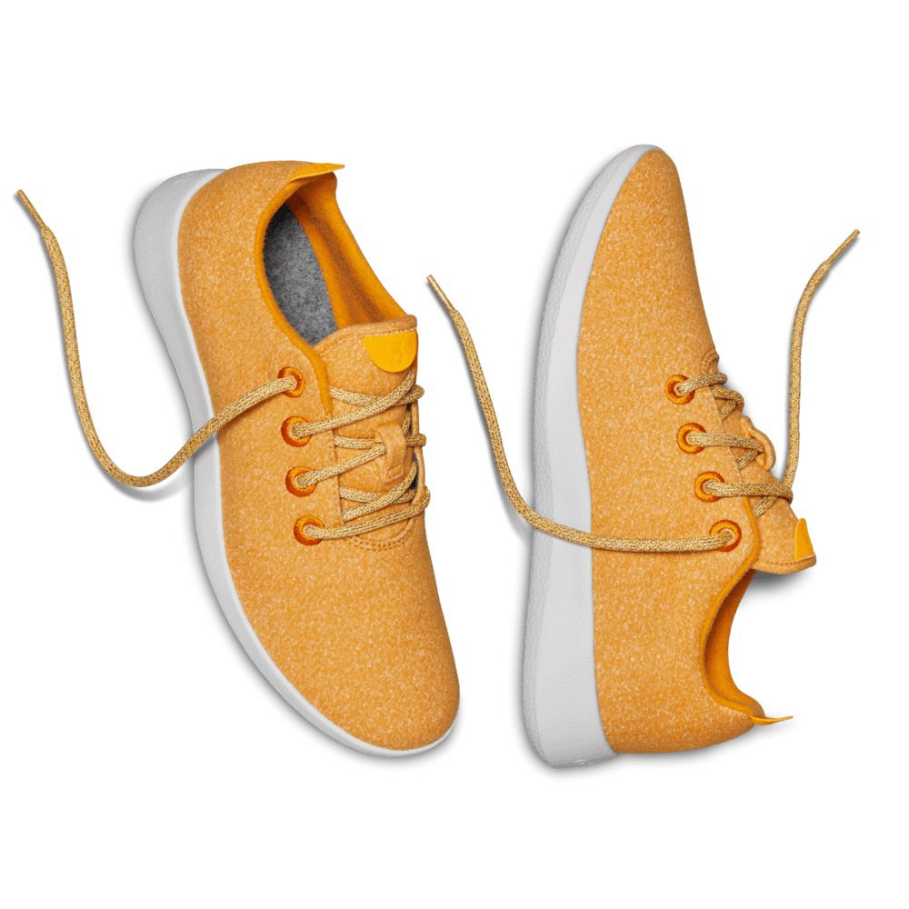 Allbirds Men\'s Wool Runners - Sneakers Yellow - OEH523946